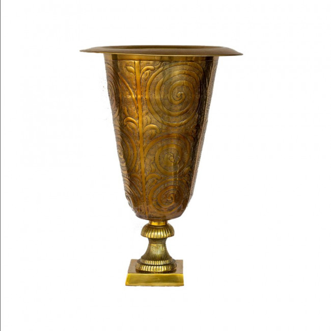 Vaso Circulo Dourado Medio