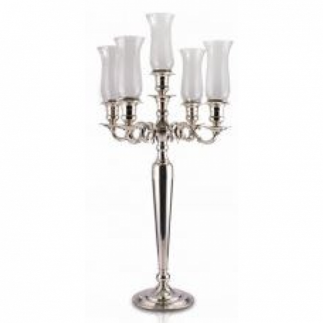 Candelabro prata 05 velas Apollo