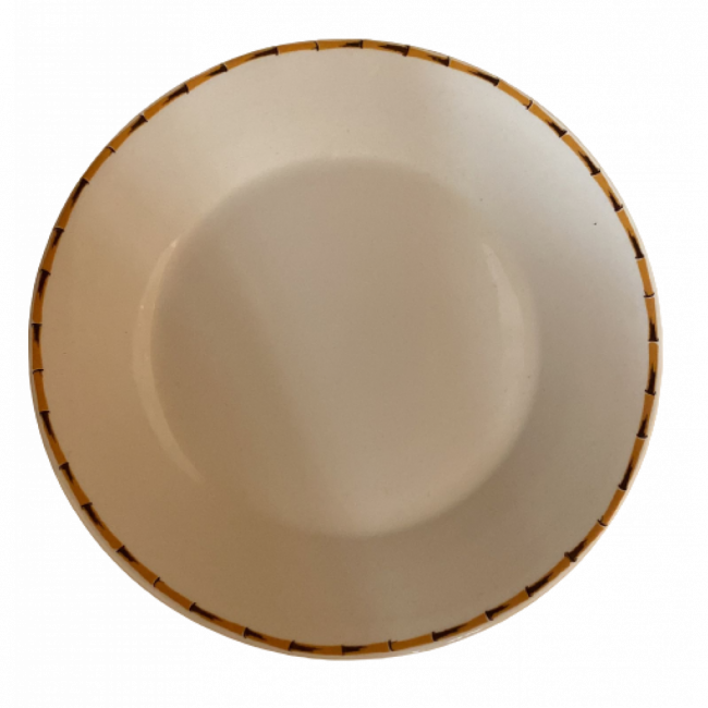 Pratos de jantar Porcelana fios de bomboo