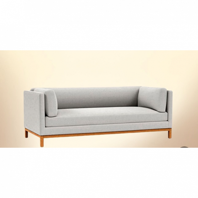 Sofa Slim linho cinza