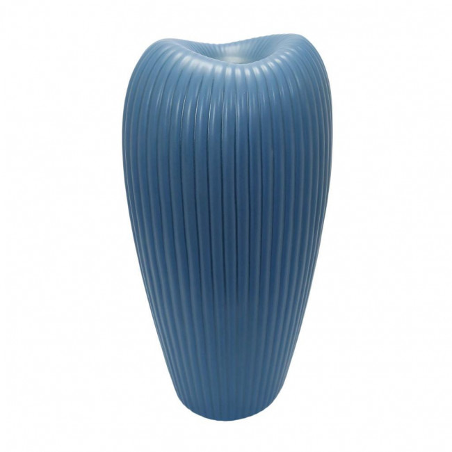 Vaso Ceramica Azul  G