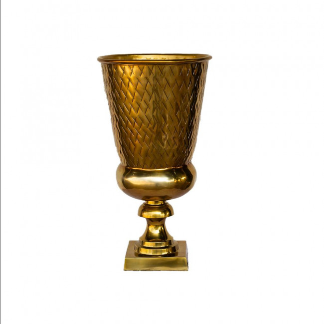 Vaso X Dourado