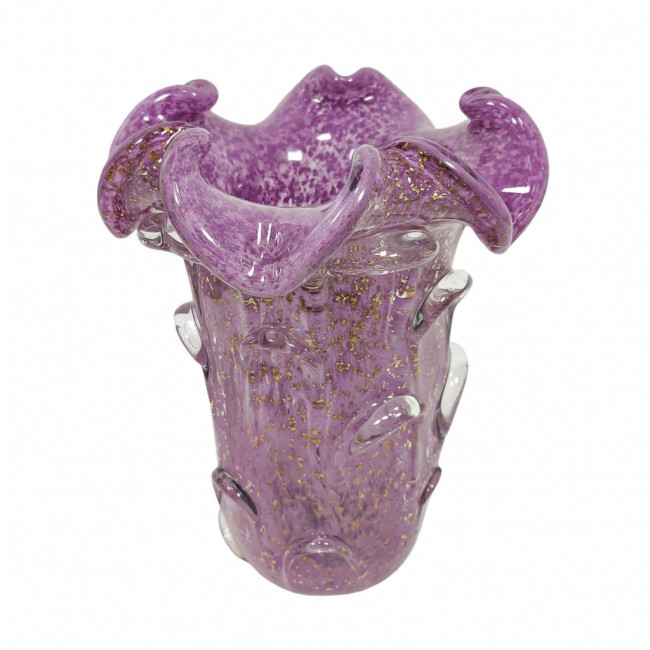 Vaso murano lilas aba aberta