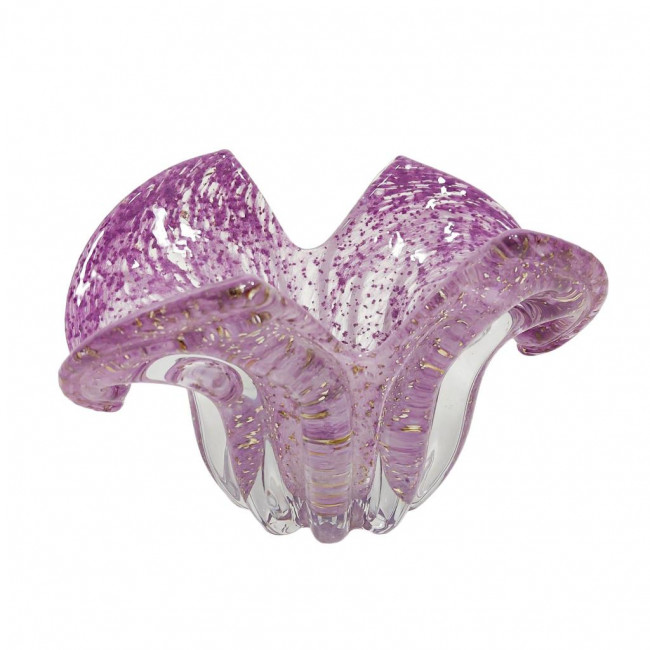 Vaso murano lilas dividido