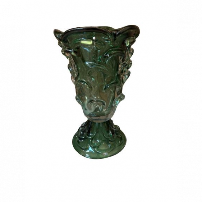 Vaso Murano Verde Escama