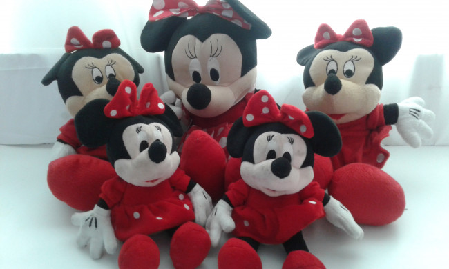 PELUCIAS MINNIE VERMELHO - KIT