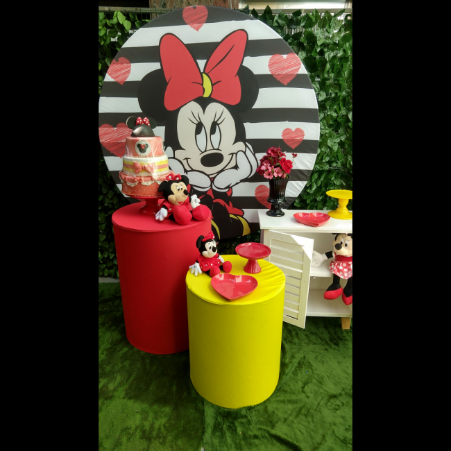 DECORAÇÃO MINNIE VERMELHA