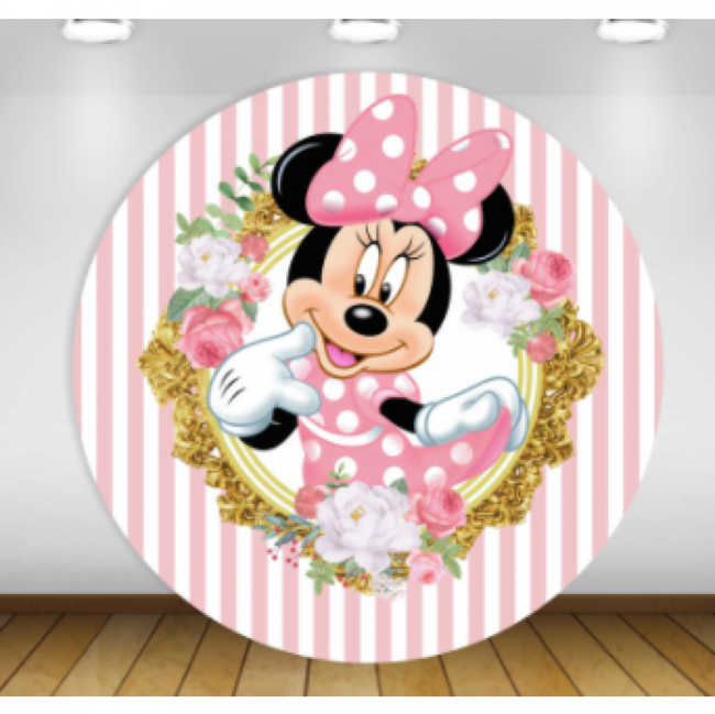 PAINEL DE TECIDO 1,50 MINNIE ROSA NR 38