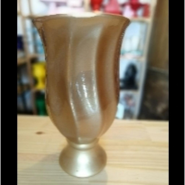 VASO DE LOUÇA DOURADO G