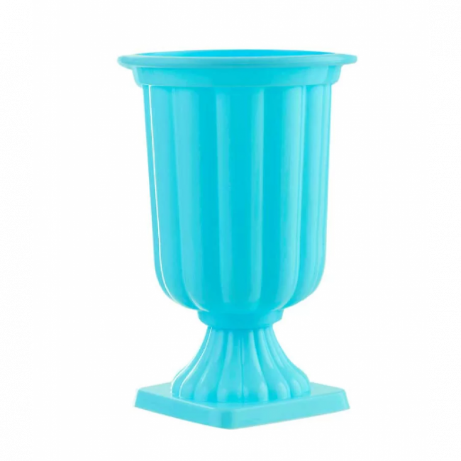 VASO DECOR AZUL BEBE