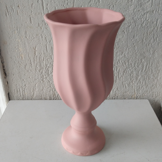 VASO TORCIDO ROSE