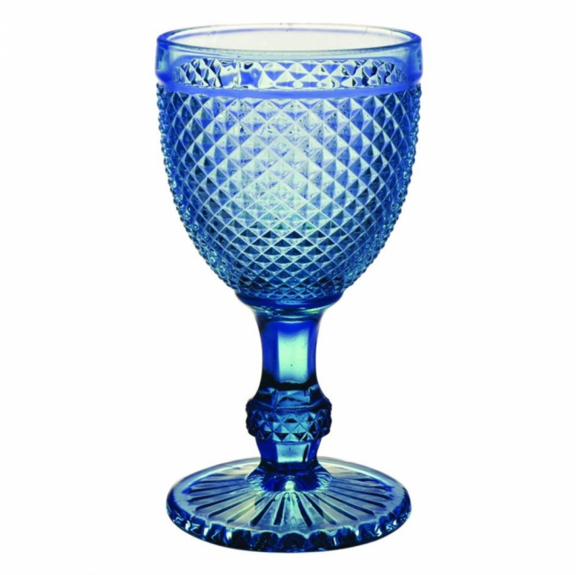 Taça de água bico de jaca azul