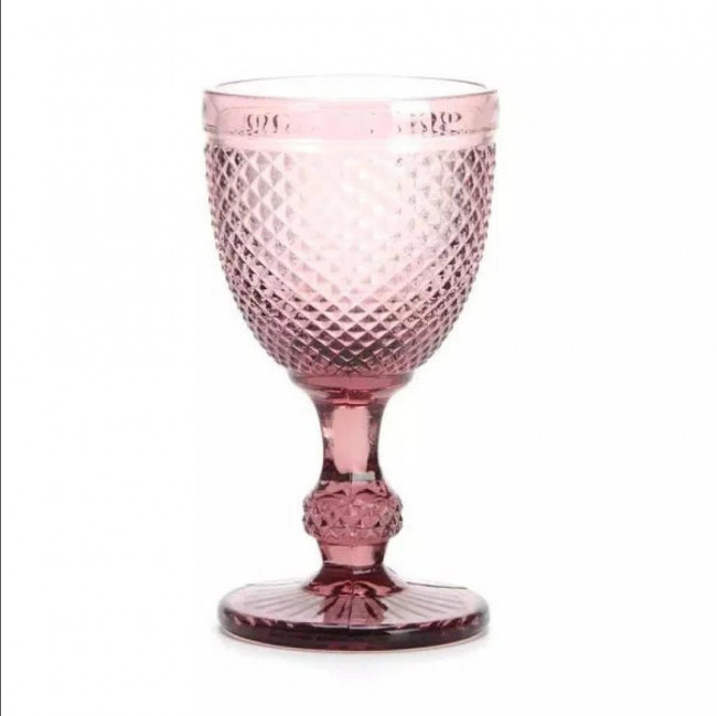 Taça de água bico de jaca rosa