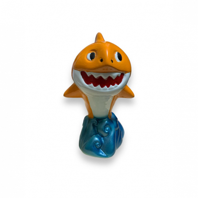 Baby shark de cerâmica - Laranja