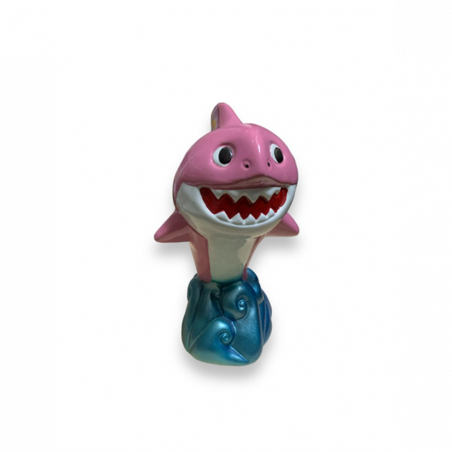 Baby shark de cerâmica - Rosa