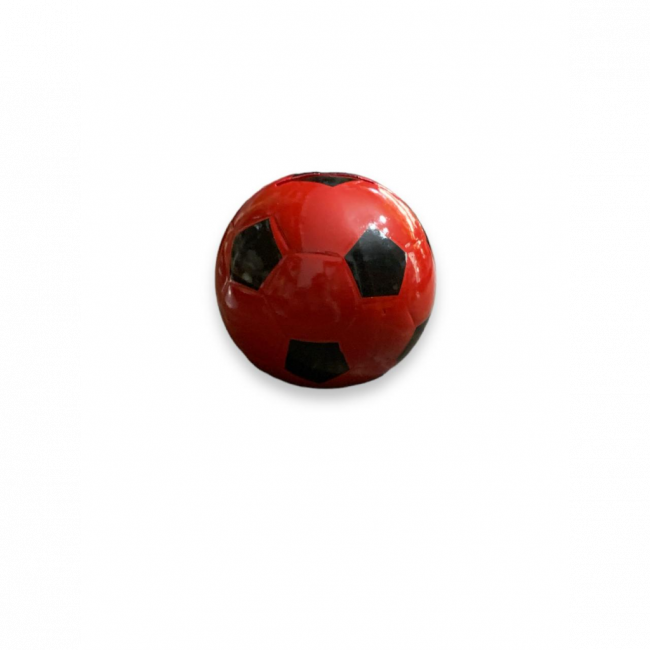 Bola de futebol de cerâmica - Vermelho