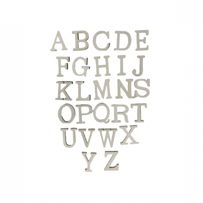 Letras de A-Z - Branco