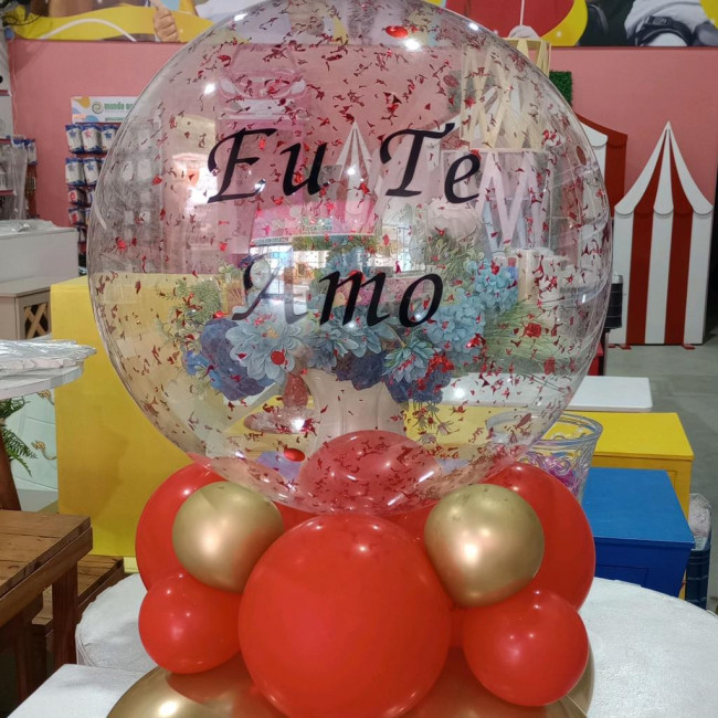 Arranjo de balão petsonalizado