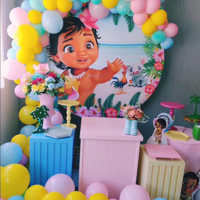 Decoração moana