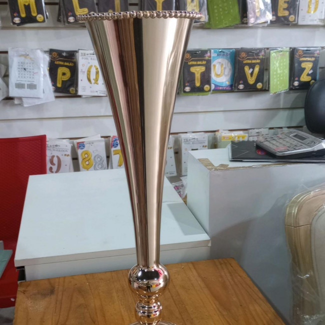 Vaso ouro Conner alto 50cm