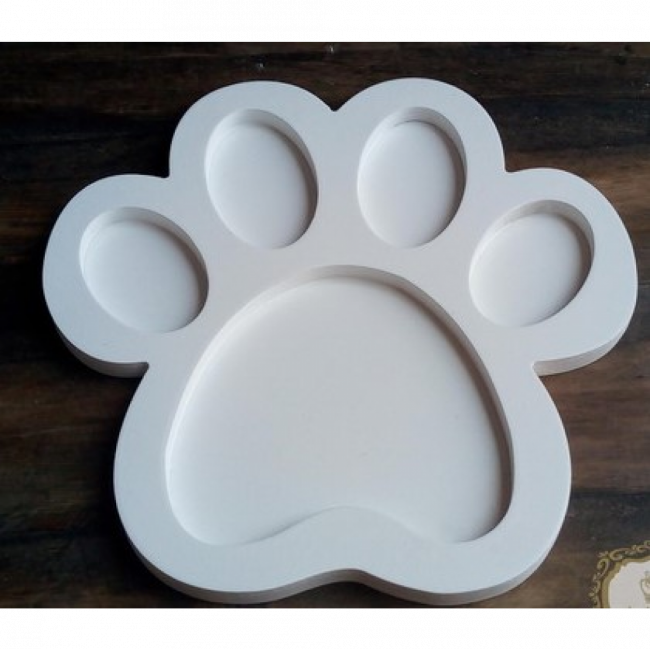 Bandeja pata de cachorro branca MDF (Patrulha Canina)