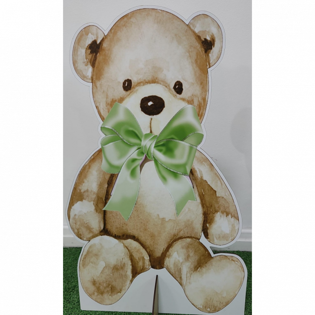 Display de chão Urso verde  (Chá Revelação)