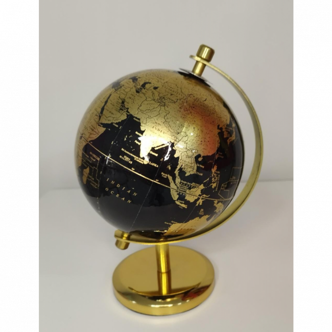 Globo metal dourado