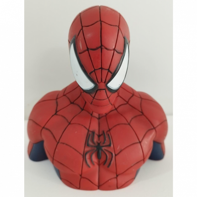 Homem Aranha busto  (Heróis) borracha