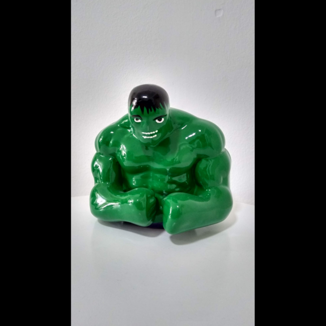 Hulk busto (Heróis) cerâmica