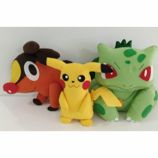 Kit Pokemon - Feltro 3 peças