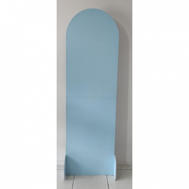 Painel Geométrico oval azul