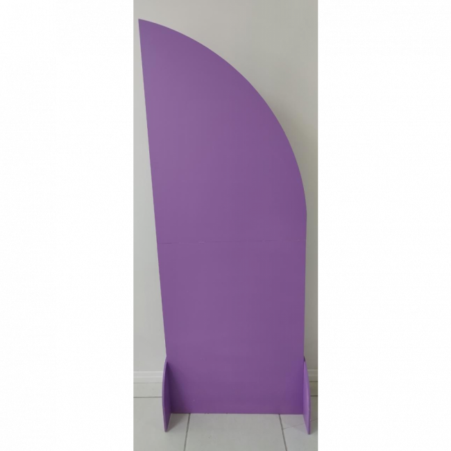 Painel Geométrico roxo