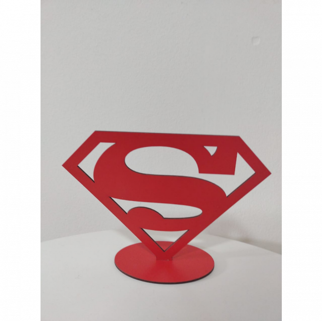 Super Homem símbolo  (Heróis) de MDF