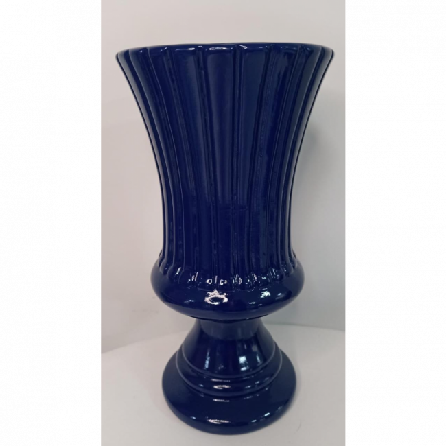 Vaso azul marinho rainha G (cerâmica)