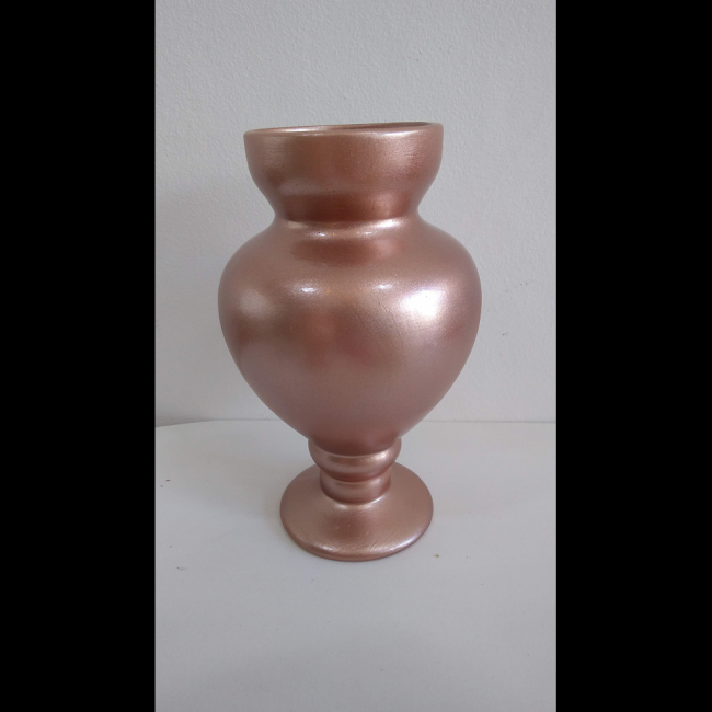 Vaso pérola rose gold