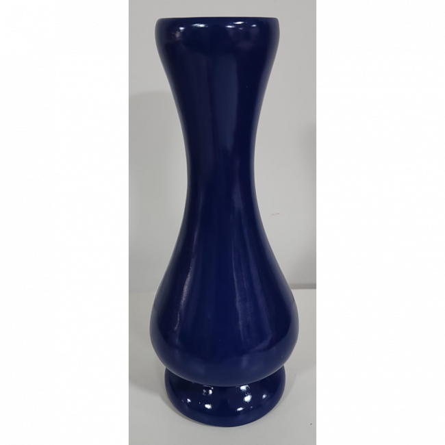 Vaso solitário  azul cobalto