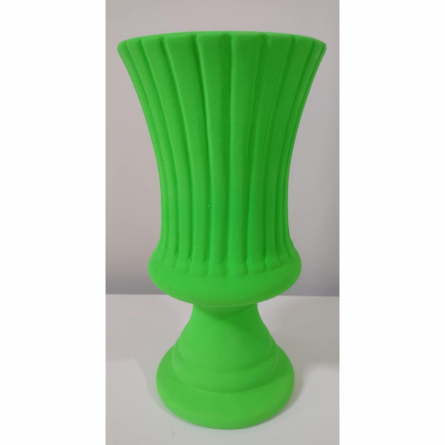 Vaso verde Neon rainha G (cerâmica)