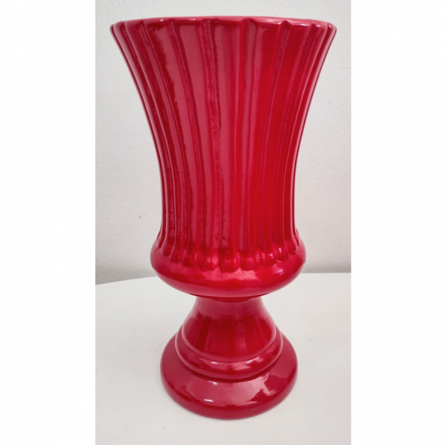 Vaso vermelho rainha G (cerâmica)