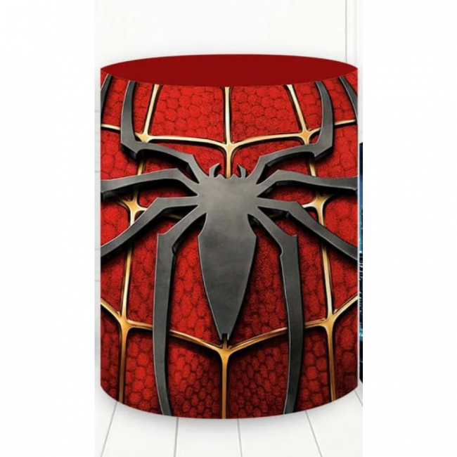 Capa Cilindro Homem Aranha G ( tecido)