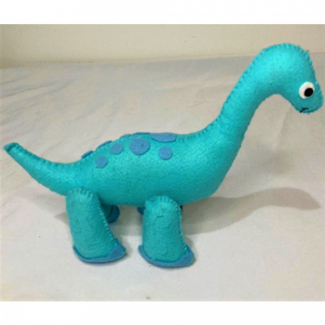 Dinossauro Azul Feltro