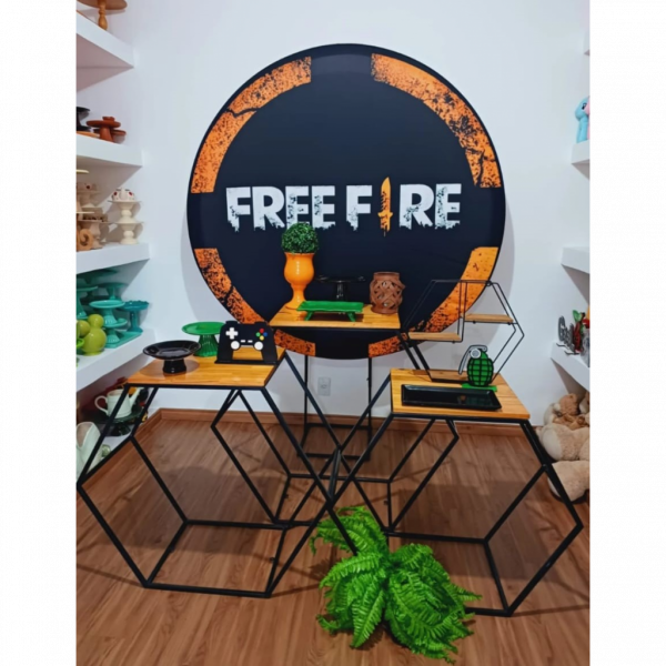 KIT Free Fire Mesa Colmeia