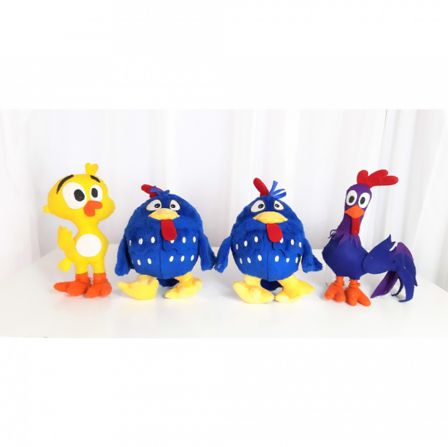 Kit Pelúcias Galinha Pintadinha