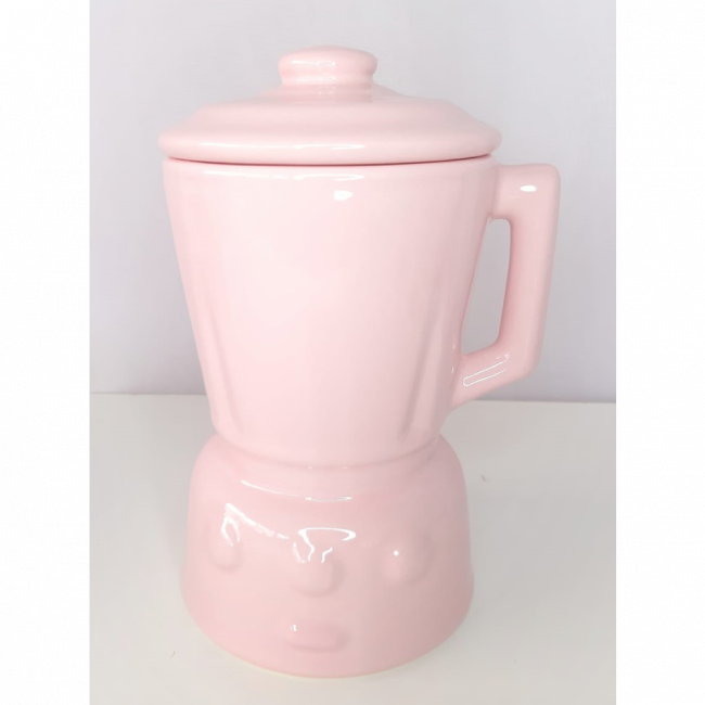 Liquidificador Rosa de Porcelana