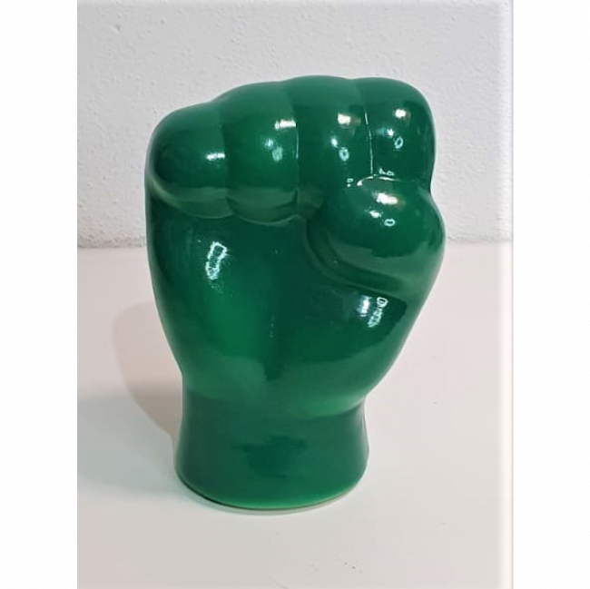 Punho do Hulk de porcelana
