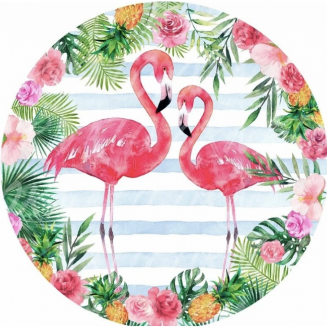 Painel Flamingo / Tropical ( tecido )