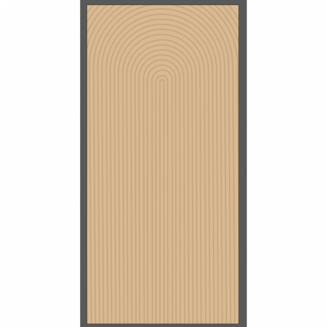 Painel Geometrico Nude / Bege Linhas ( tecido )