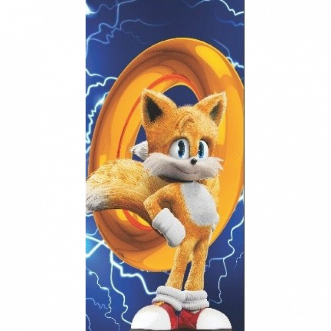 Painel Geometrico Tails Sonic ( tecido)