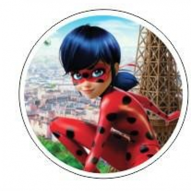 Painel Miraculous LadyBug ( tecido)