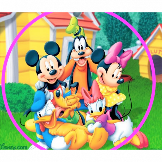 Painel Turma do Mickey ( tecido )