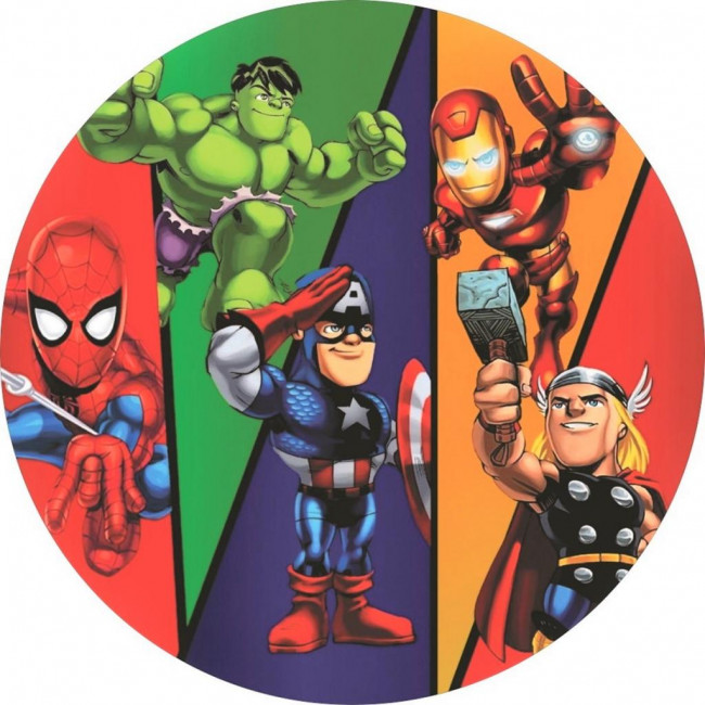 Painel Vingadores ( tecido )